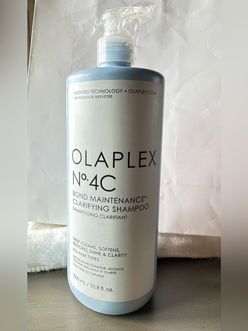 33.8oz Olaplex No.4C Bond Maintenance Clarifying Shampoo - Giant Sized!